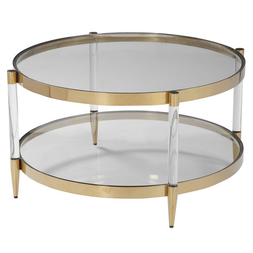 Luxury Round Coffee Tables Perigold